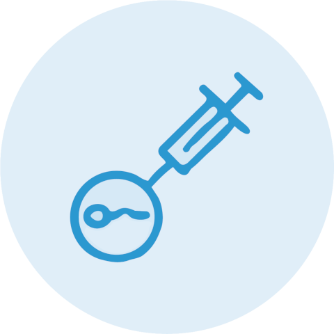 Use of a sperm or egg donor
