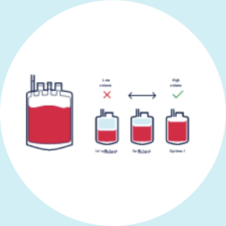 Between 100 and 150ml of cord blood is needed for successful storage.