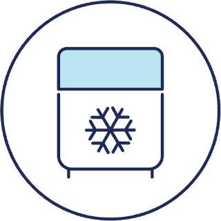 There, they undergo processing and cryopreservation, a method that uses ultralow temperatures to maintain cell viability. 